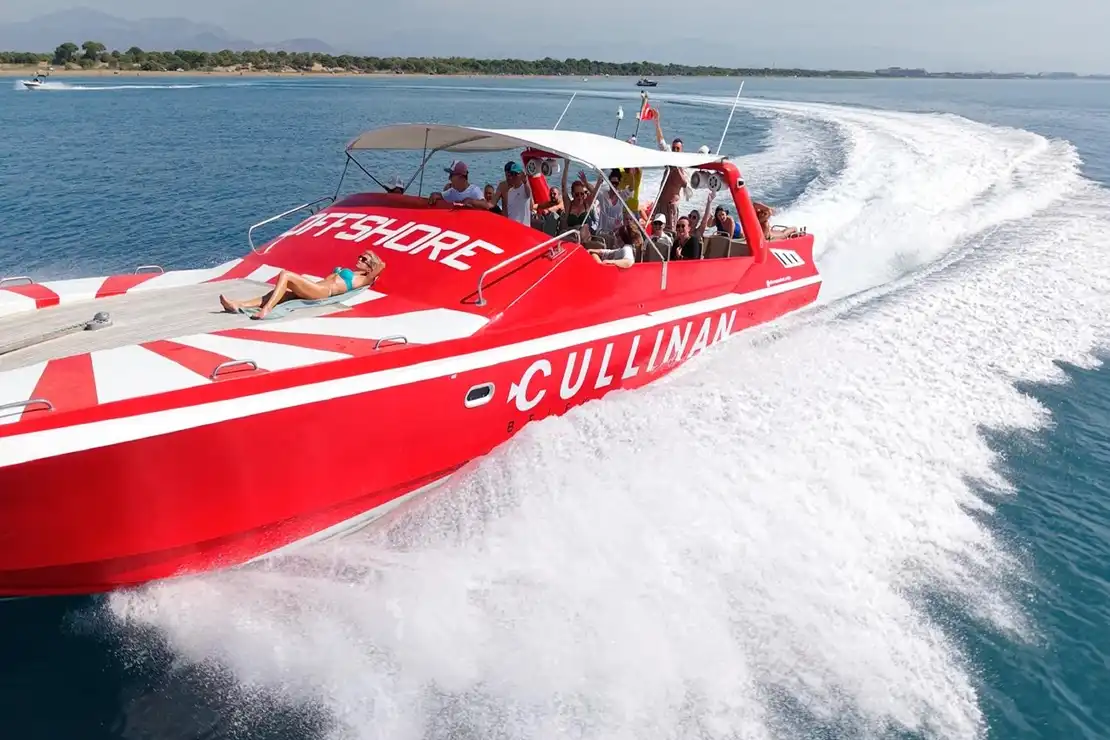 Antalya Belek Private Speed Boat Rental